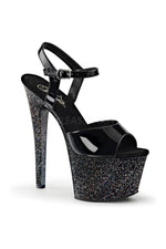 SKY-309MG Platform Sandal  | Black Patent