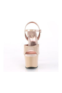 Pleaser SKY-309TT Platform Sandal in Nude Patent