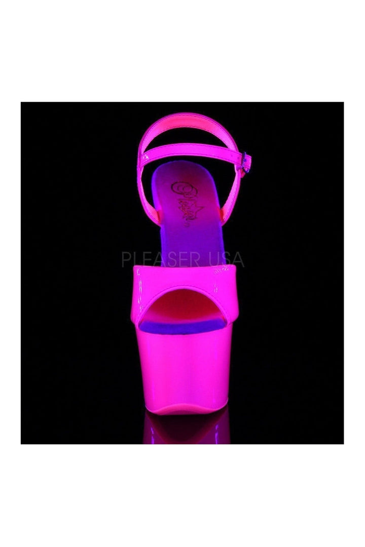 SKY-309UV Platform Sandal  | Fuchsia Patent