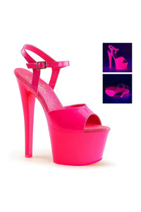 Pleaser SKY-309UV Platform Sandal in Fuchsia Patent from SexyShoes.com