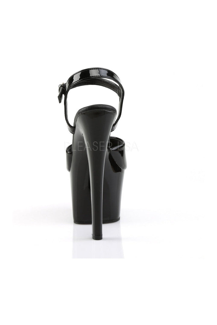 SKY-309VL Platform Sandal | Black Patent-Pleaser-Sandals-SEXYSHOES.COM