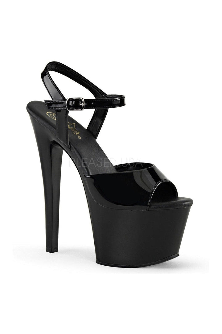 Pleaser Black Sandals Platform Stripper Shoes | Buy at Sexyshoes.com