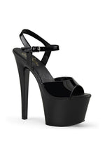 SKY-309VL Platform Sandal  | Black Patent