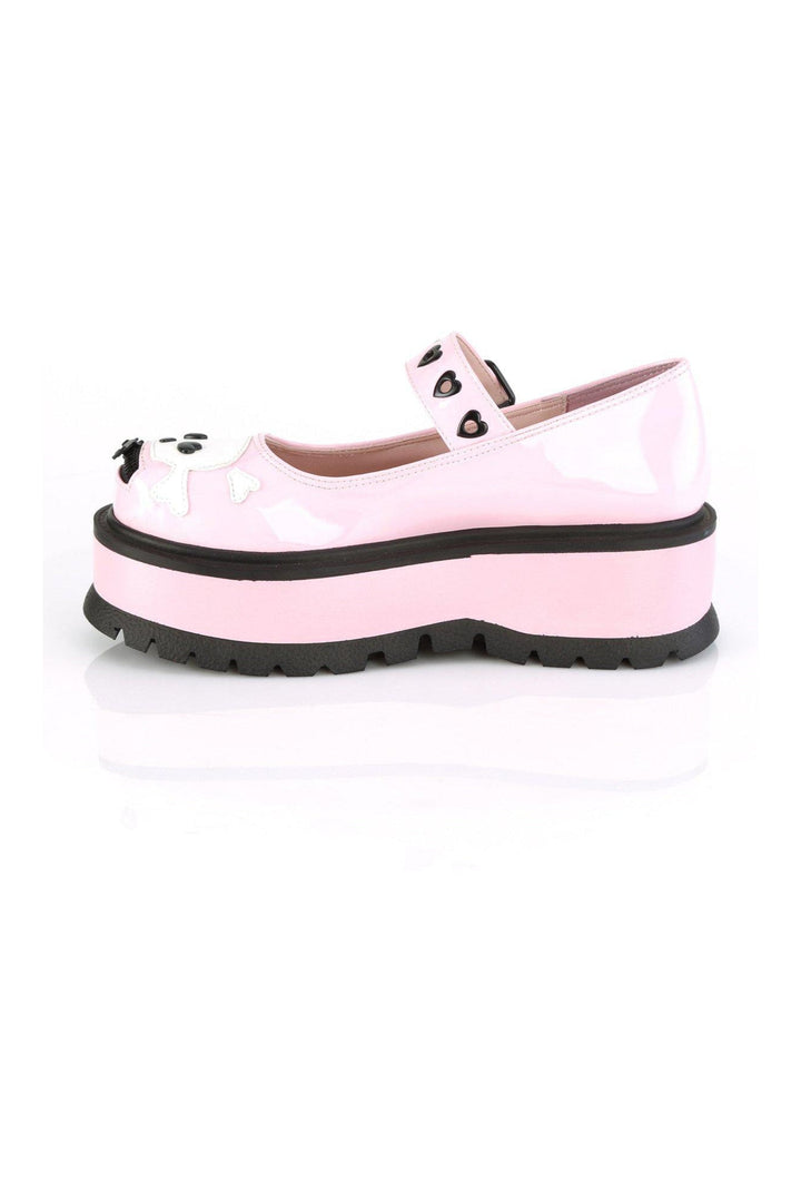 SLACKER-27 Mary Jane | Hologram Faux Leather-Mary Janes-Demonia-SEXYSHOES.COM