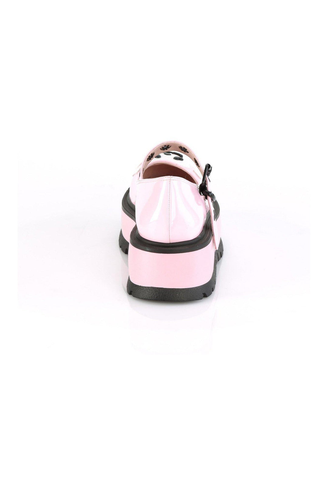 Demonia SLACKER-27 Mary Jane in Hologram Faux Leather