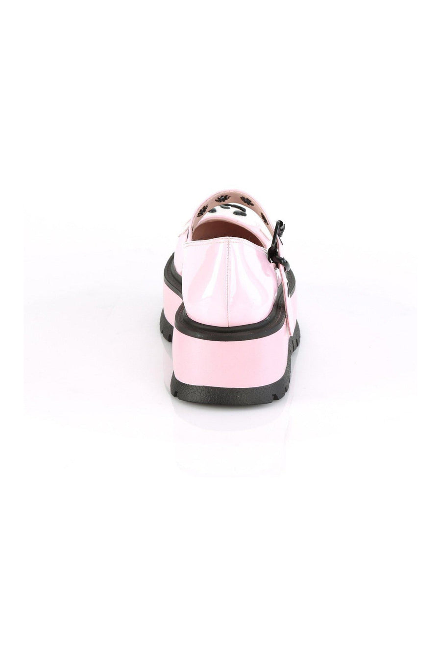 Demonia SLACKER-27 Mary Jane in Hologram Faux Leather