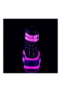 Demonia SLACKER-52 Ankle Boot in Black Patent