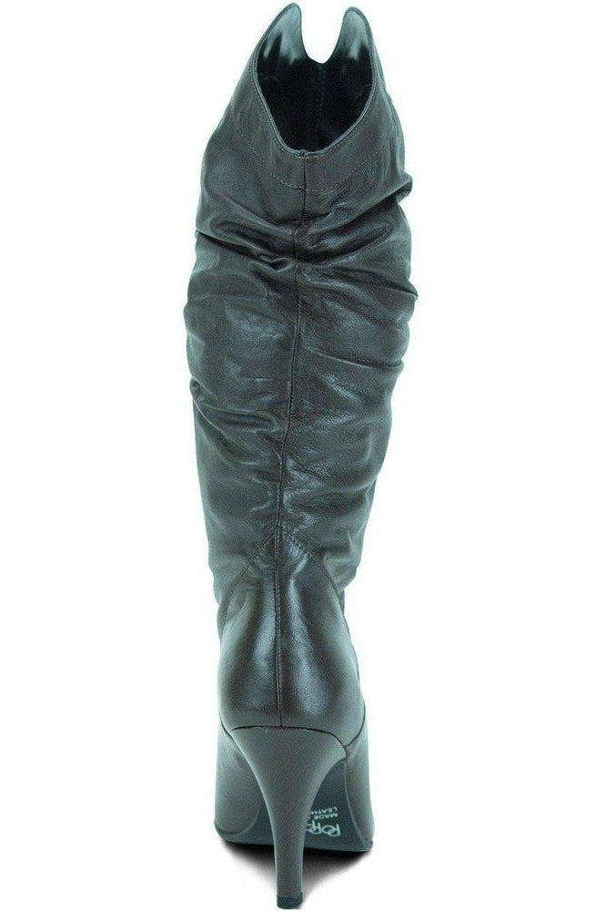 Slouch Boot - Wide - Brown-Sexyshoes Brand-Knee Boots-SEXYSHOES.COM