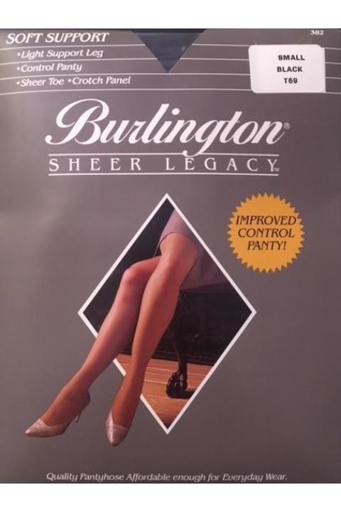 SOFT SUPPORT HOSIERY-Black-Kayser Roth-Black-Pantyhose-SEXYSHOES.COM