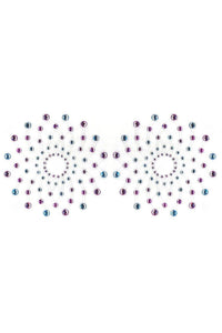 Peekaboo Pasties Sparkle Pasties in Blue  from SexyShoes.com