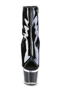 Pleaser SPECTATOR-1021 Ankle Boot in Black Patent