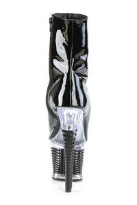 Pleaser SPECTATOR-1021 Ankle Boot in Black Patent