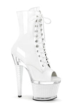 SPECTATOR-1021 Ankle Boot | White Patent
