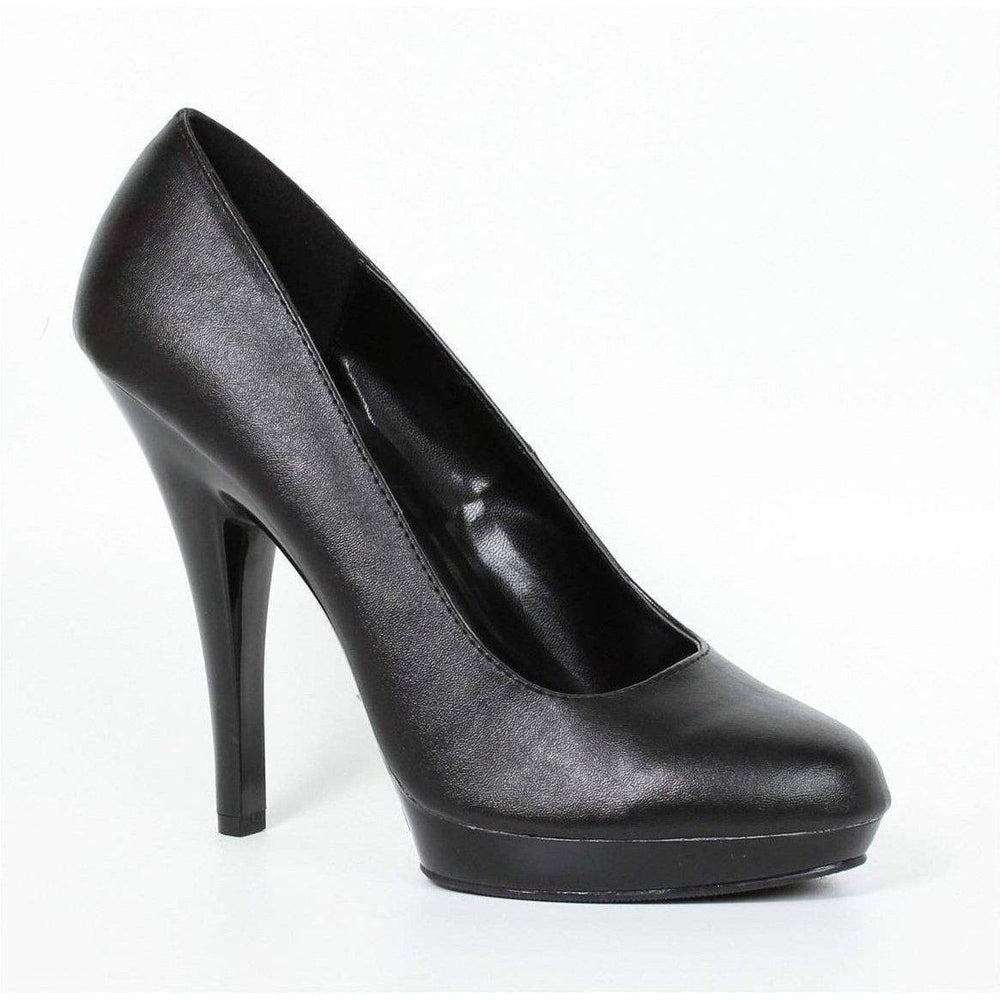 SS-521-FEMME-W Pump | Black Faux Leather-Footwear-Ellie Brand-Black-12-Faux Leather-SEXYSHOES.COM