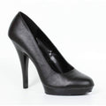 SS-521-FEMME-W Pump  | Black Faux Leather