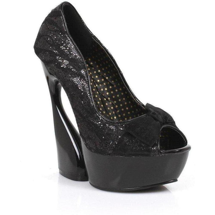 Ellie Brand SS 620 AMADA Platform Pump in Black Patent from SexyShoes.com