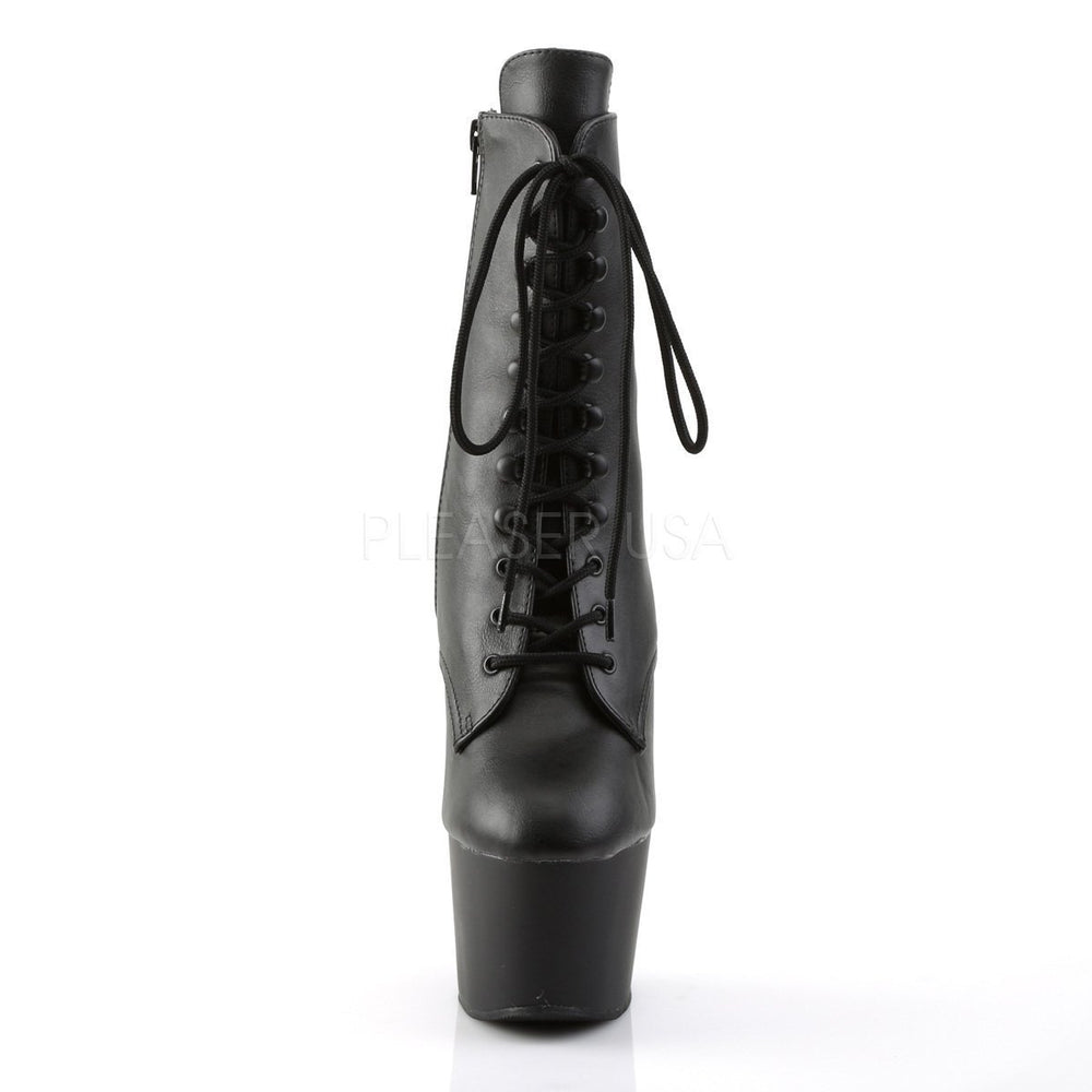 SS-ADORE-1020 Platform Boot | Black Faux Leather-Footwear-Pleaser Brand-Black-11-Faux Leather-SEXYSHOES.COM