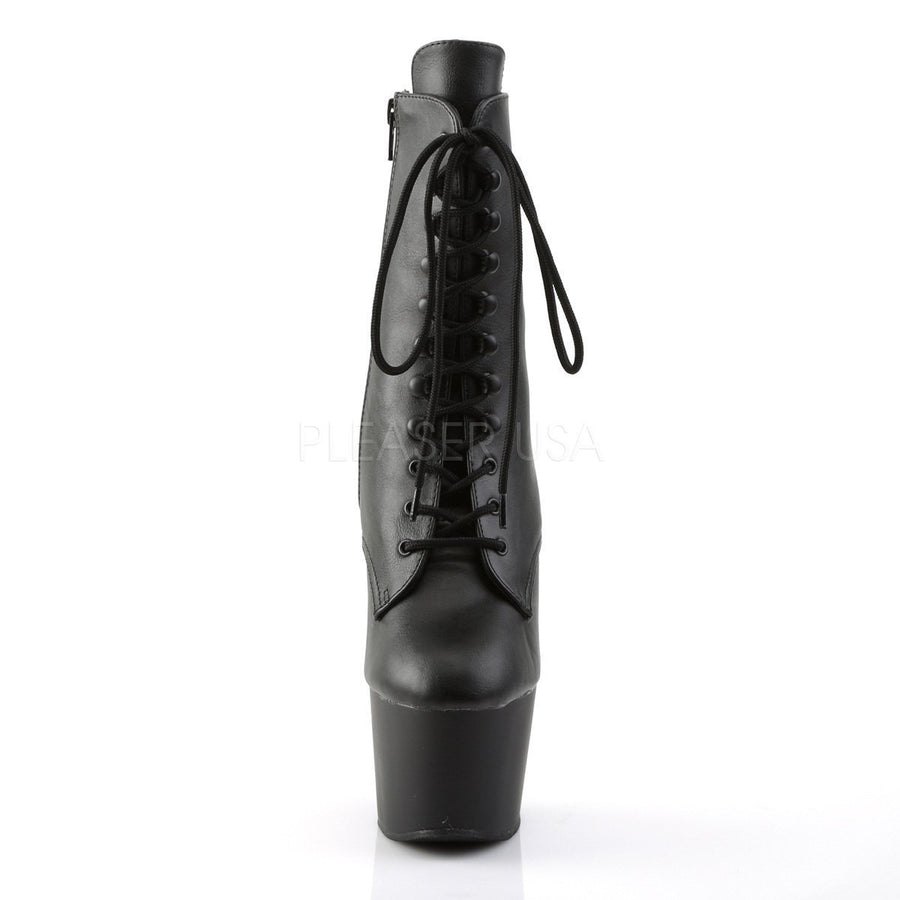 Pleaser Brand SS ADORE 1020 Platform Boot in Black Faux Leather