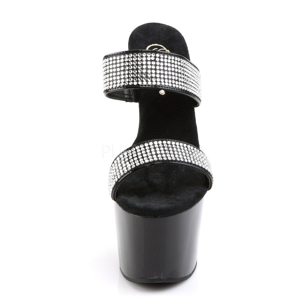 SS-ADORE-702-2 Platform Slide | Black Patent-Footwear-Pleaser Brand-Black-8-Patent-SEXYSHOES.COM