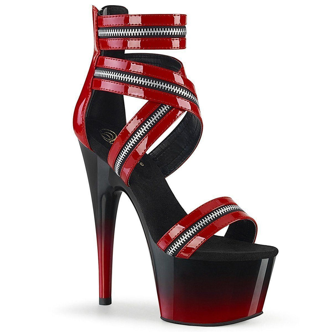 SS-ADORE-766 Exotic Sandal | Red Patent-Footwear-Pleaser Brand-Red-7-Patent-SEXYSHOES.COM