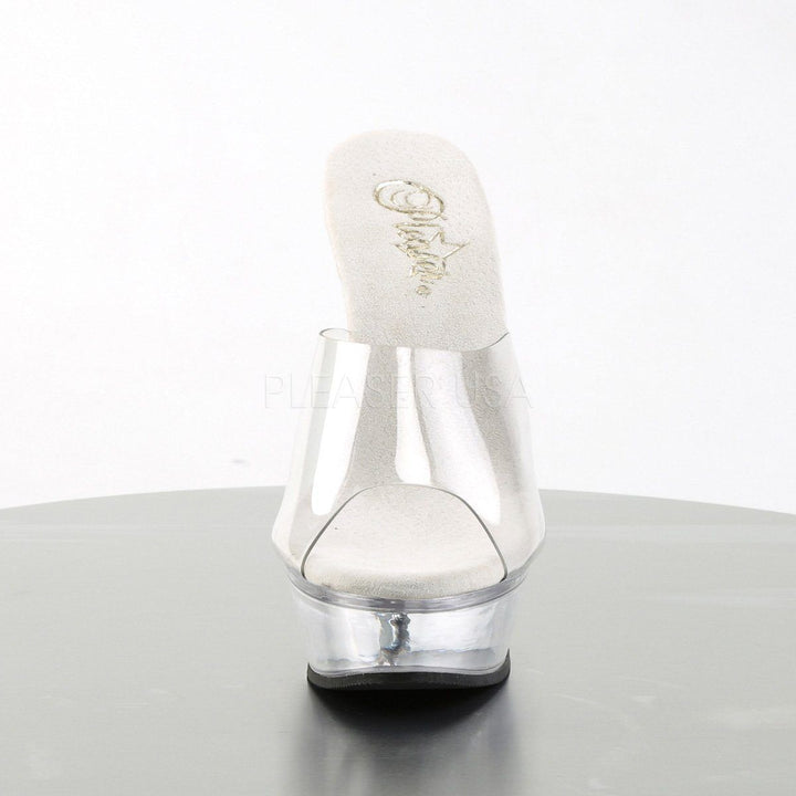 SS-ALLURE-601 Platform Sandal  | Clear Vinyl