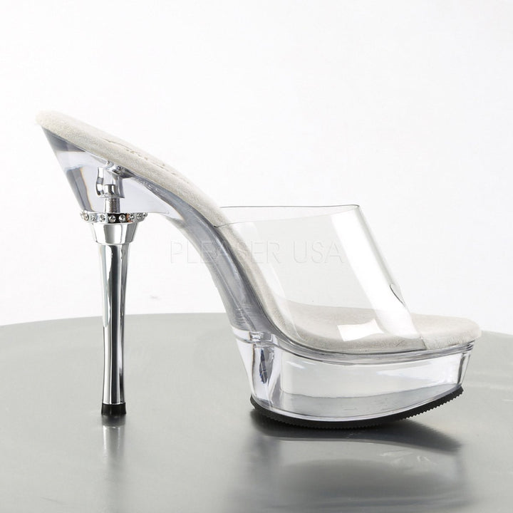 SS-ALLURE-601 Platform Sandal | Clear Vinyl-Final Sale-SEXYSHOES.COM