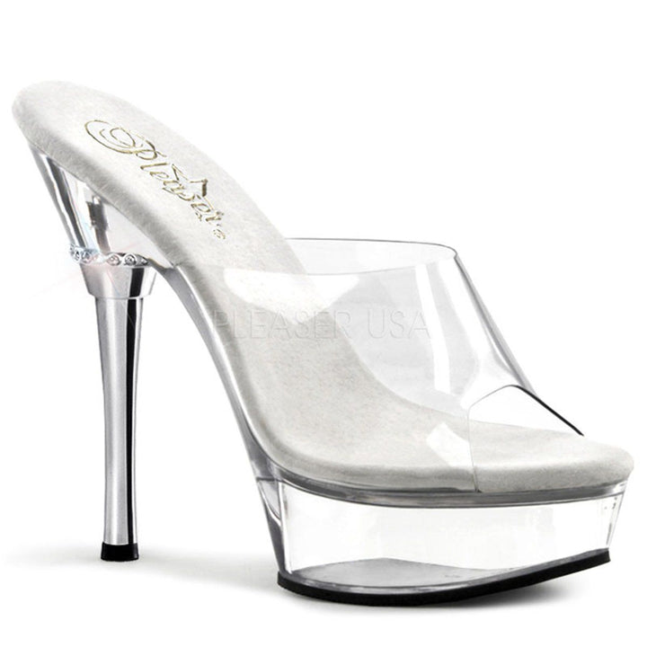 SS-ALLURE-601 Platform Sandal | Clear Vinyl-Final Sale-SEXYSHOES.COM