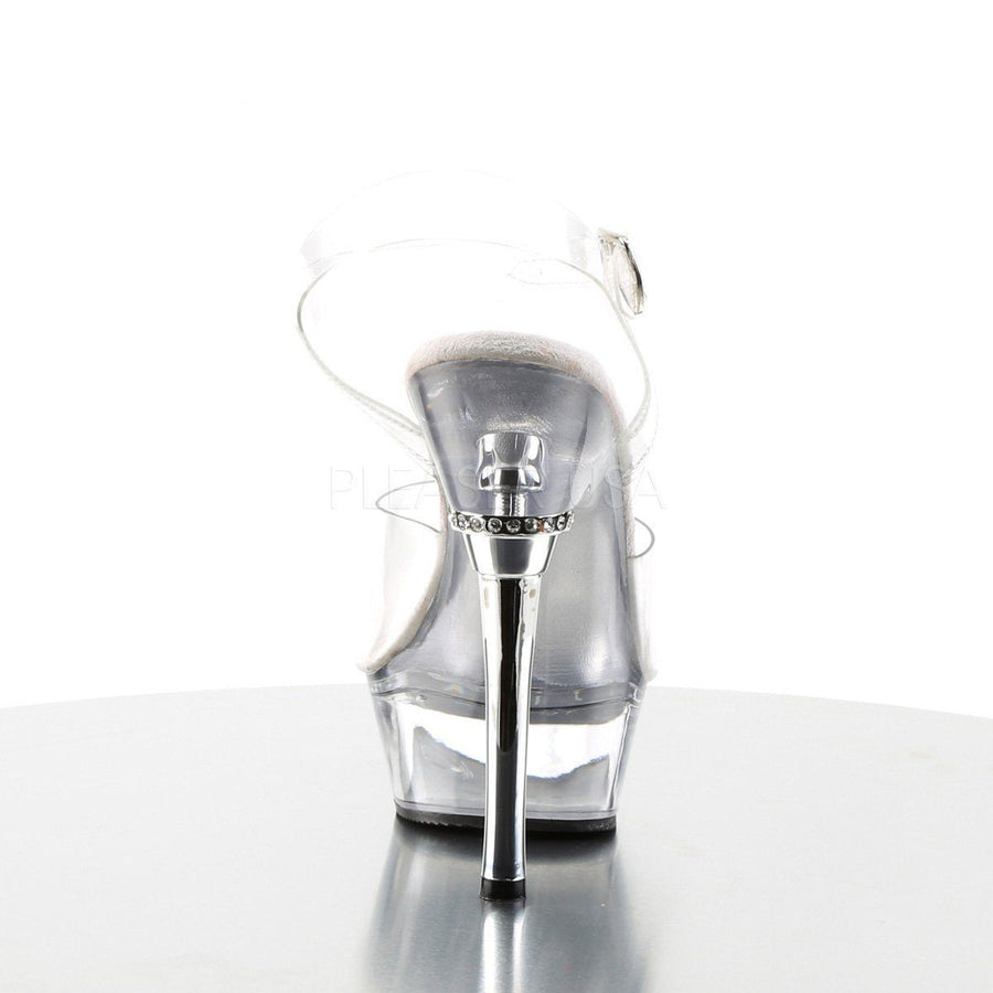 SS-ALLURE-608 Platform Sandal | Clear Vinyl-Footwear-Pleaser Brand-Clear-7-Vinyl-SEXYSHOES.COM