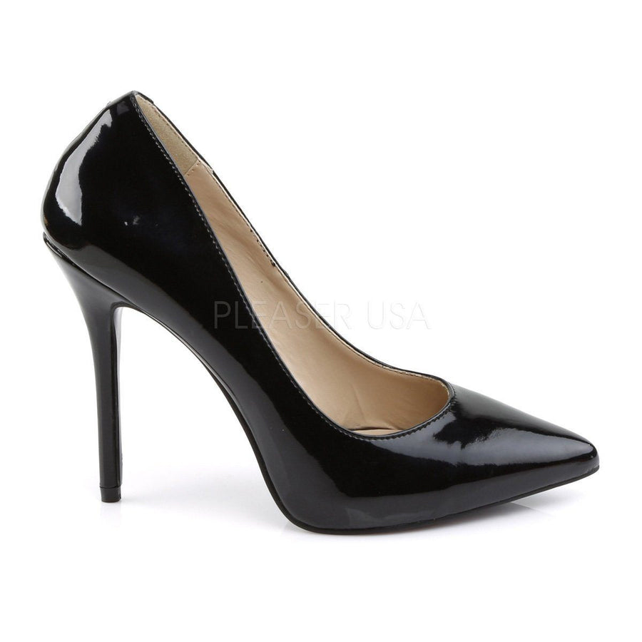 SS - AMUSE-20 Pump | Black Patent-Final Sale-Black-Pumps-SEXYSHOES.COM