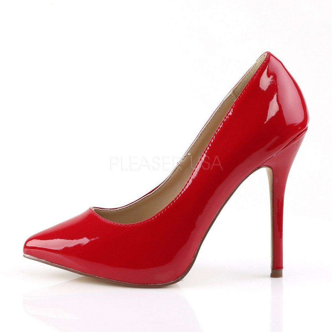 AMUSE-20 Pump | Red Patent-Pleaser-SEXYSHOES.COM