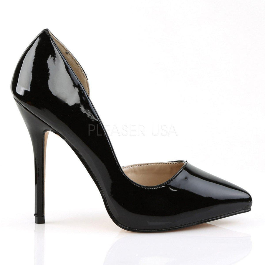 SS-AMUSE-22 Pump | Black Patent-Final Sale-SEXYSHOES.COM