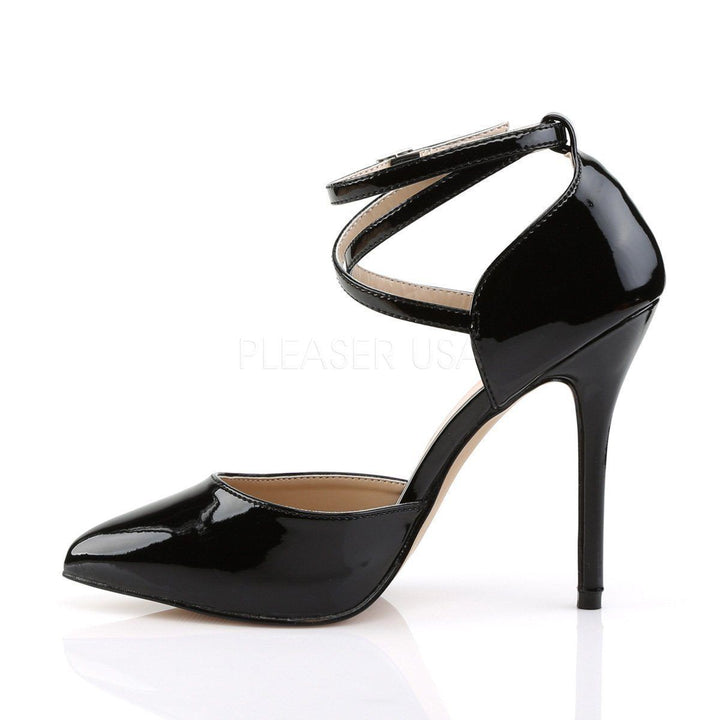 SS-AMUSE-25 Pump | Black Patent-Final Sale-SEXYSHOES.COM