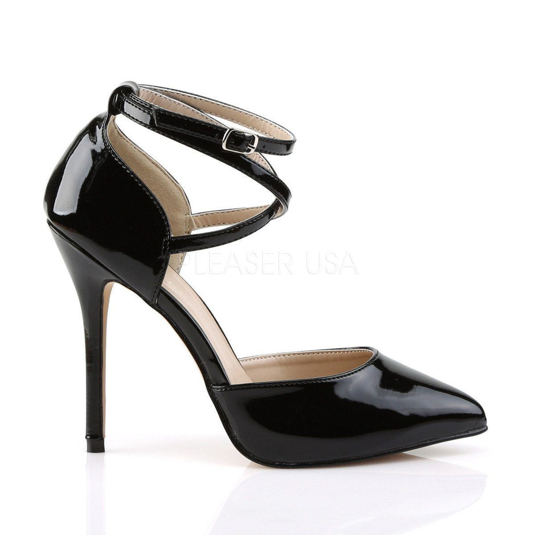 SS-AMUSE-25 Pump | Black Patent-Final Sale-SEXYSHOES.COM