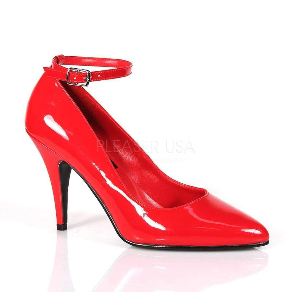 SS-ANKLE STRAP PUMP-RED-Final Sale-Red-Pumps-SEXYSHOES.COM