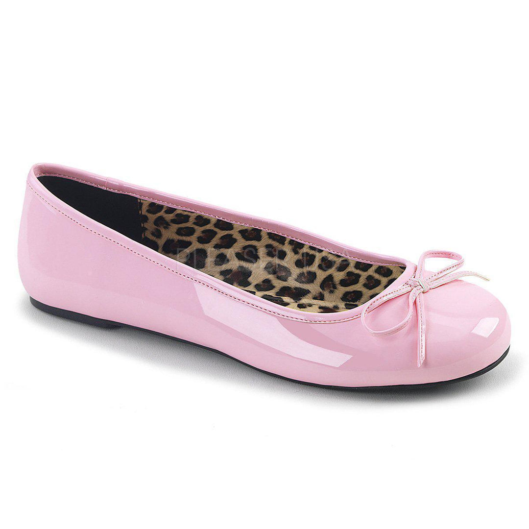 SS-ANNA-01 | Pink Patent-Final Sale-Pink-Flats-SEXYSHOES.COM