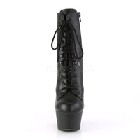 Pleaser Brand SS ASPIRE 1020 Platform Boot in Black Faux Leather