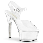 SS-ASPIRE-608 Platform Sandal  | Clear Vinyl