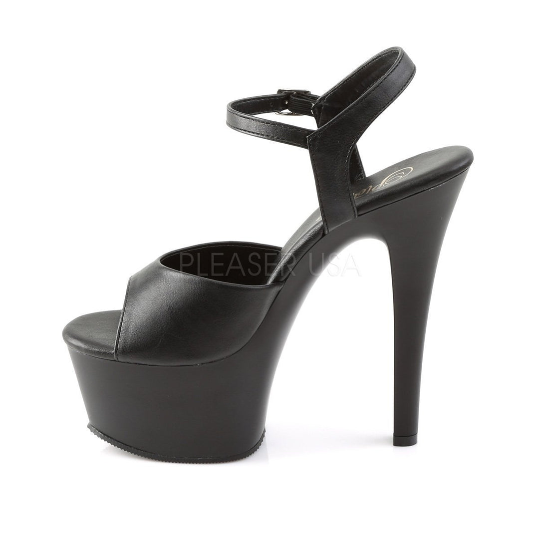 SS-ASPIRE-609 Platform Sandal | Black Faux Leather-Footwear-Pleaser Brand-Black-10-Faux Leather-SEXYSHOES.COM