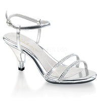 Pleaser Brand SS BELLE 316 in Clear Faux Leather from SexyShoes.com