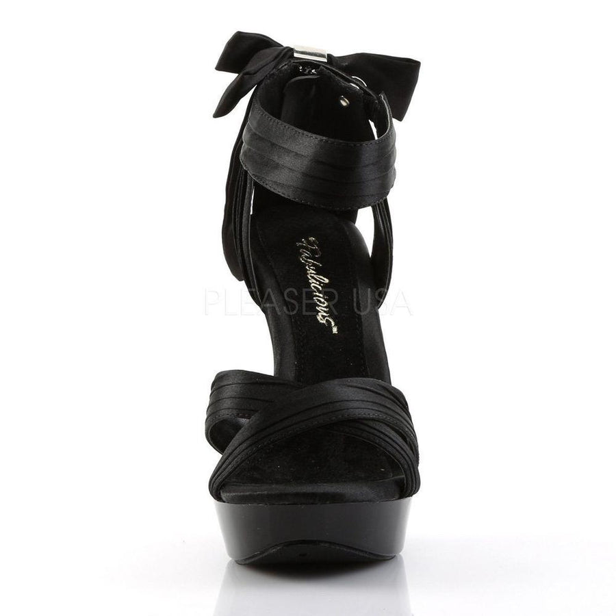 Pleaser Brand SS COCKTAIL 568 Sandal in Black Fabric