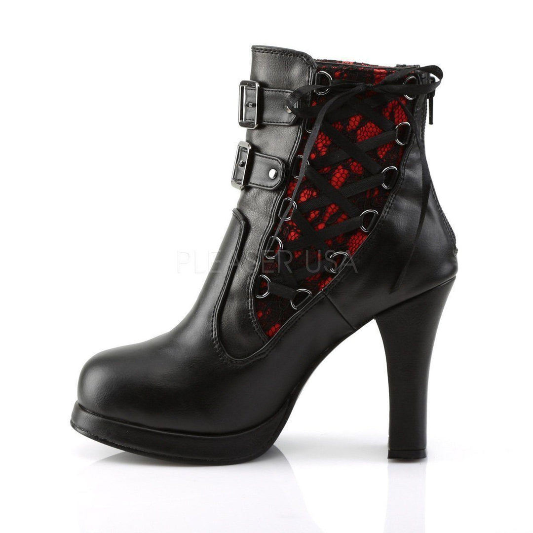 SS-CoCRYPTO-51 Ankle Boot | Black Faux Leather-Footwear-Pleaser Brand-Black-12-Faux Leather-SEXYSHOES.COM