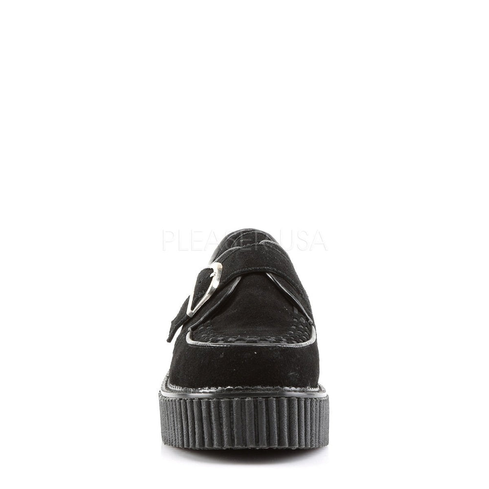 SS-CREEPER-118 Demonia Shoe | Black Fabric-Footwear-Pleaser Brand-Black-9-Fabric-SEXYSHOES.COM