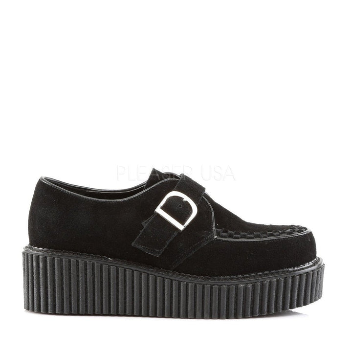 SS-CREEPER-118 Demonia Shoe | Black Fabric-Footwear-Pleaser Brand-Black-9-Fabric-SEXYSHOES.COM