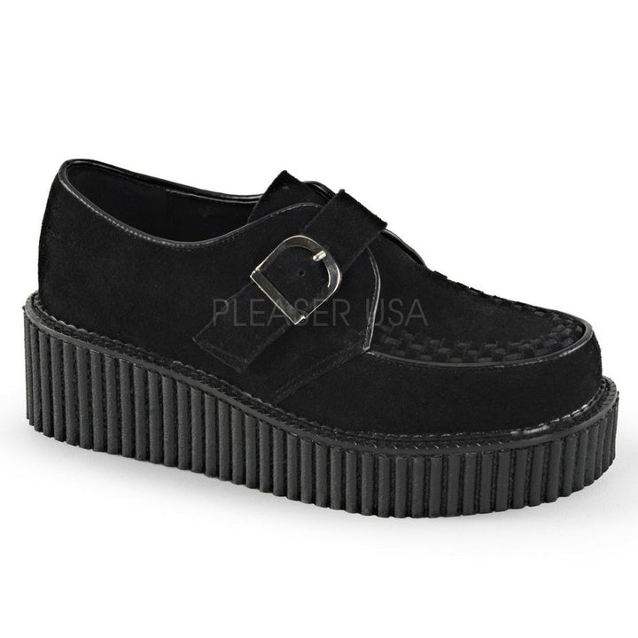 SS-CREEPER-118 Demonia Shoe | Black Fabric-Footwear-Pleaser Brand-Black-9-Fabric-SEXYSHOES.COM