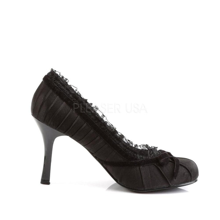 SS-DAINTY-420 Pump | Black Fabric-Pumps-Funtasma-Black-6-Fabric-SEXYSHOES.COM
