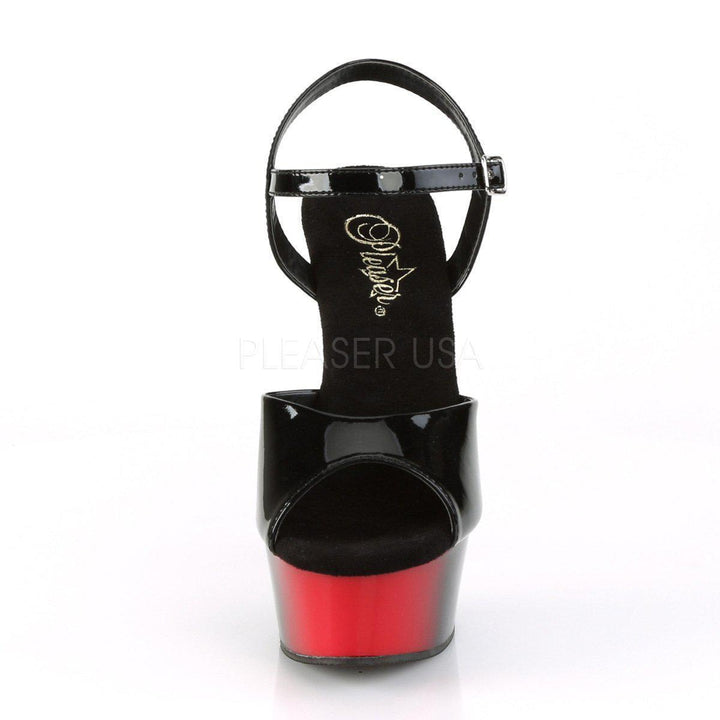 SS-DELIGHT-609BR Platform Sandal  | Black Patent