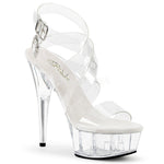 SS-DELIGHT-635 Platform Sandal  | Clear Vinyl