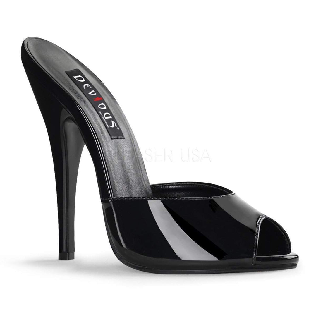 SS-DOMINA-101 Mule | Black Patent-Final Sale-Black-Slides-SEXYSHOES.COM