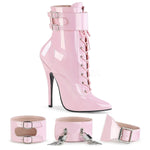 SS-DOMINA-1023 Ankle Boot | Pink Patent