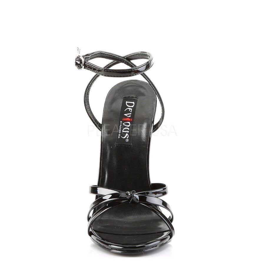 Pleaser Brand SS DOMINA 108 Sandal in Black Patent